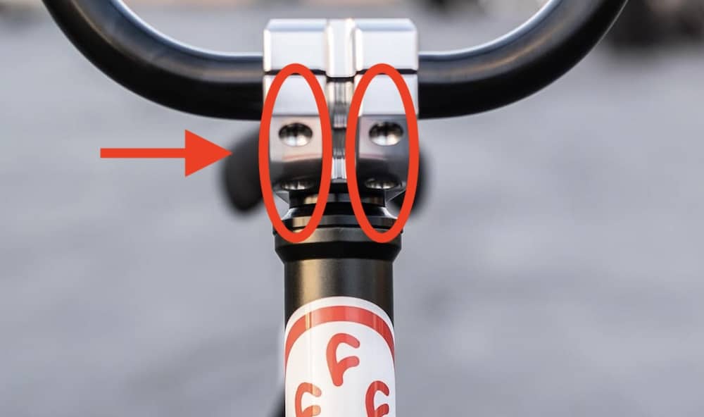 cult max vu bmx hidden bar clamp bolts
