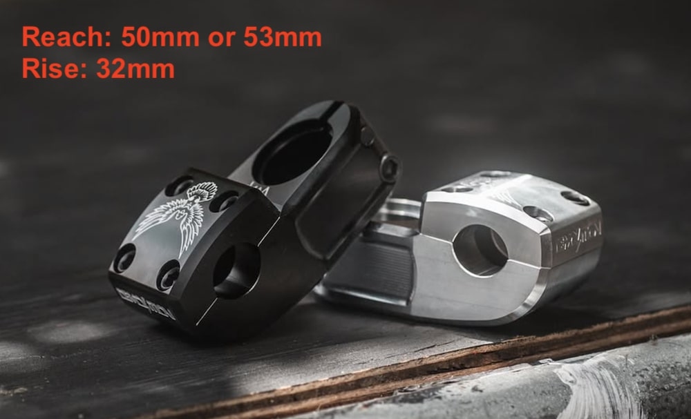 demolition dove bmx stem reach and rise