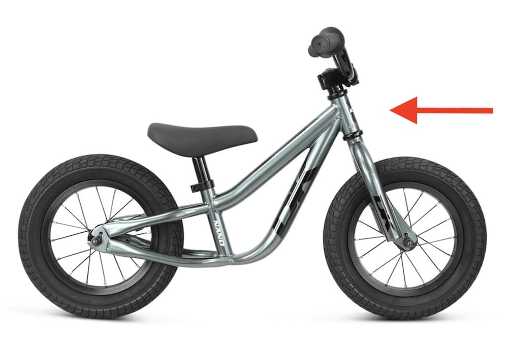 dk nano balance bike siver sage color