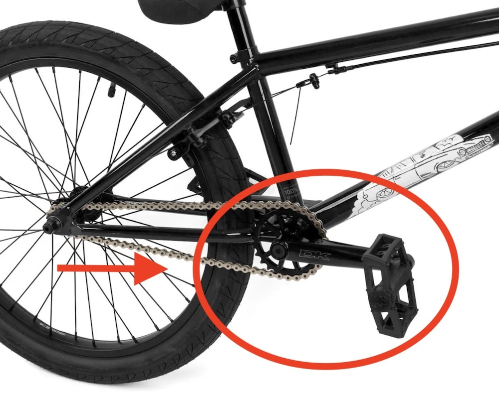 dk vega ss 22 bmx bike product info