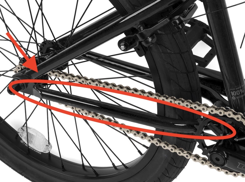 dk vega ss 22 bmx chainstay length