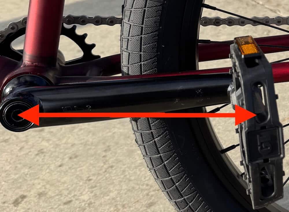 does bmx crank length matter