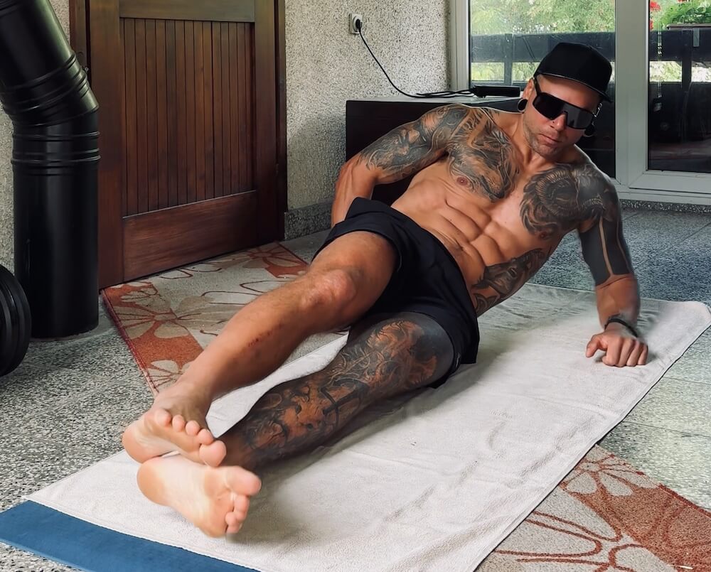 does riding bmx give you abs