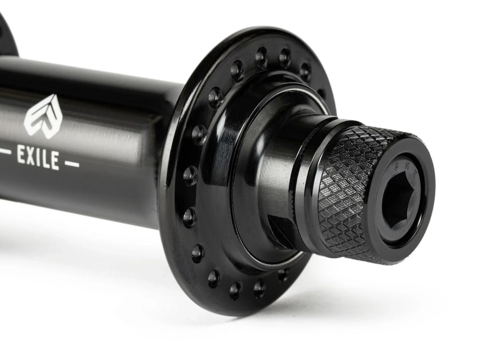 eclat exile front hub knurled alloy cones