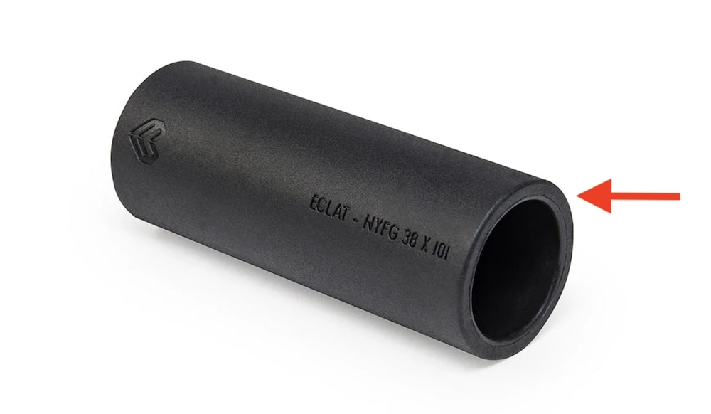 eclat venom plastic bmx peg sleeve