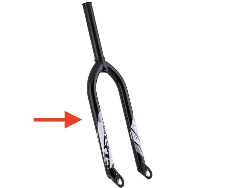 elevn bmx pro 24 cruiser chromoly race fork
