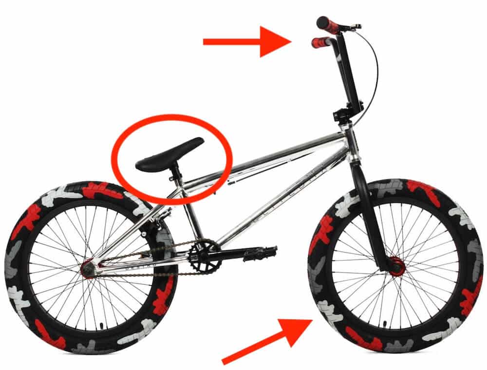 elite destro cheap bmx bike
