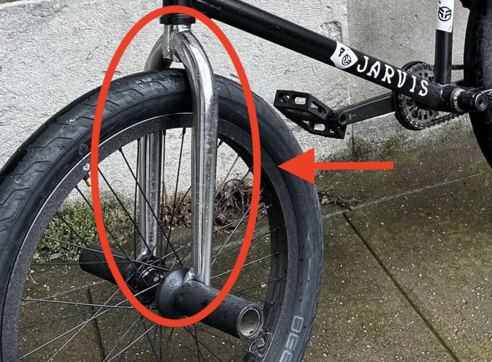 federal bikes session fork on a bike