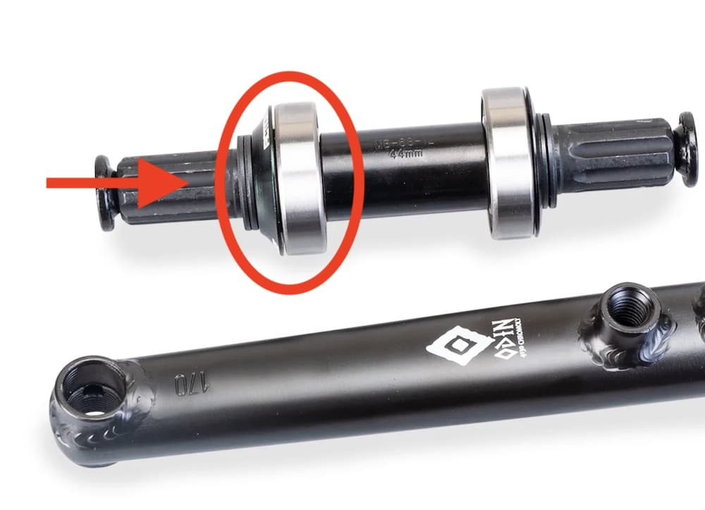 fiction odin cranks with bottom bracket