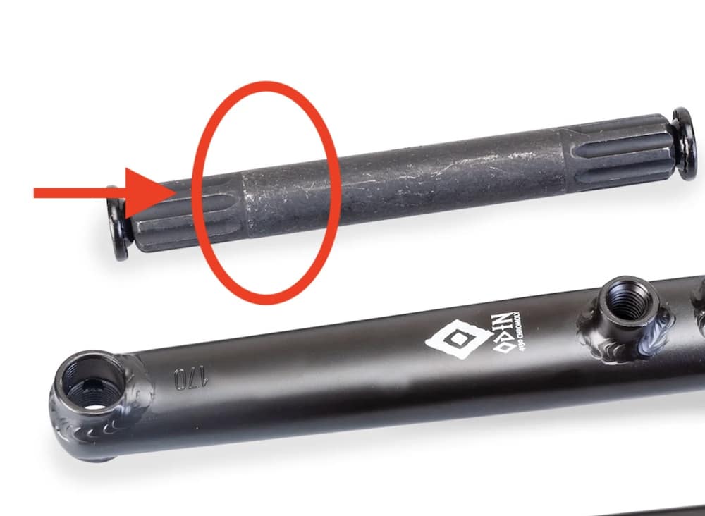 fiction odin cranks without bottom bracket
