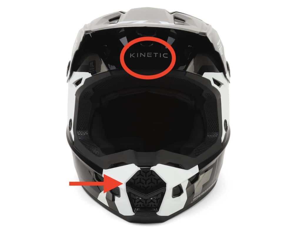 fly racing youth kinetic scrap helmet features