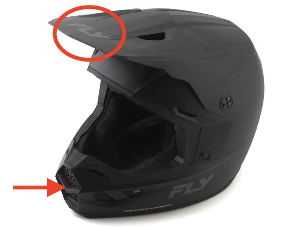 fly racing youth kinetic solid helmet