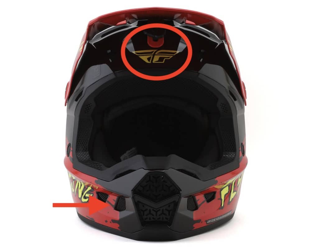 fly racing youth kinetic surge helmet features