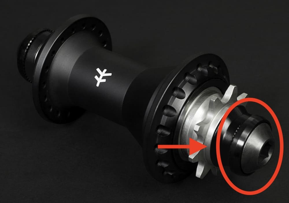 flybikes magneto cassette hub female version