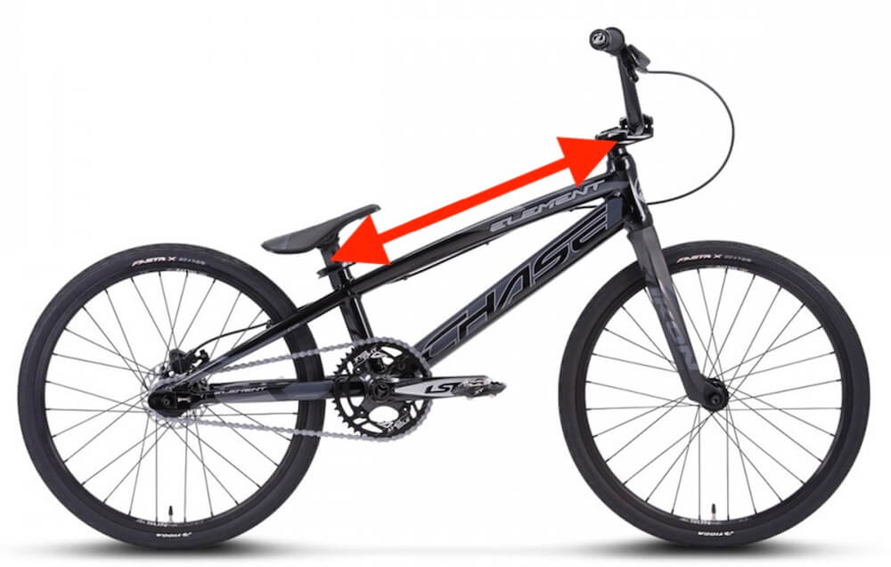 get the right bmx expert race bike top tube length