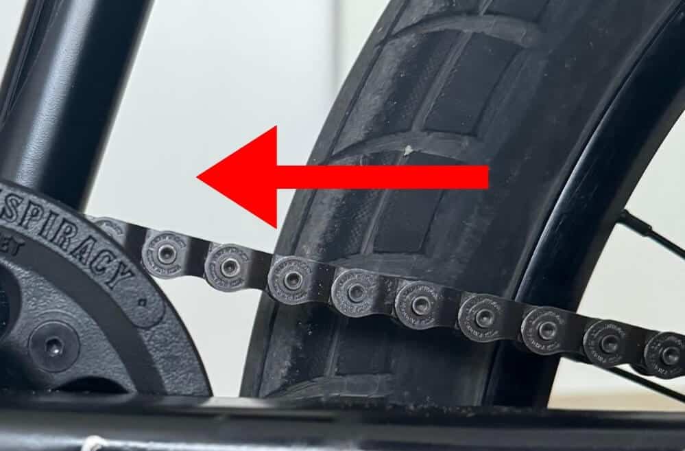 half link chain direction
