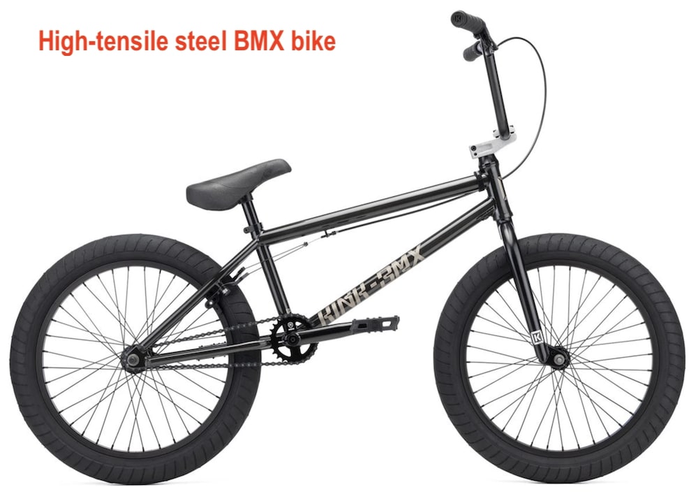 high-tensile steel bmx bike example