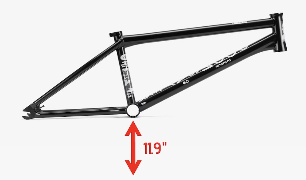 higher bike bottom bracket height