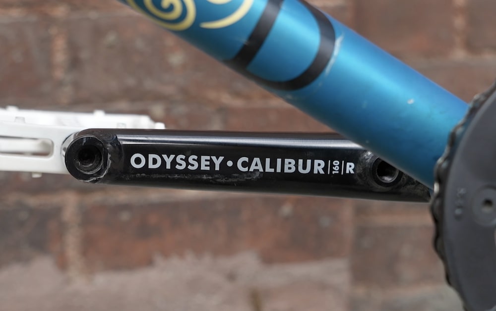 how odyssey calibur cranks ride