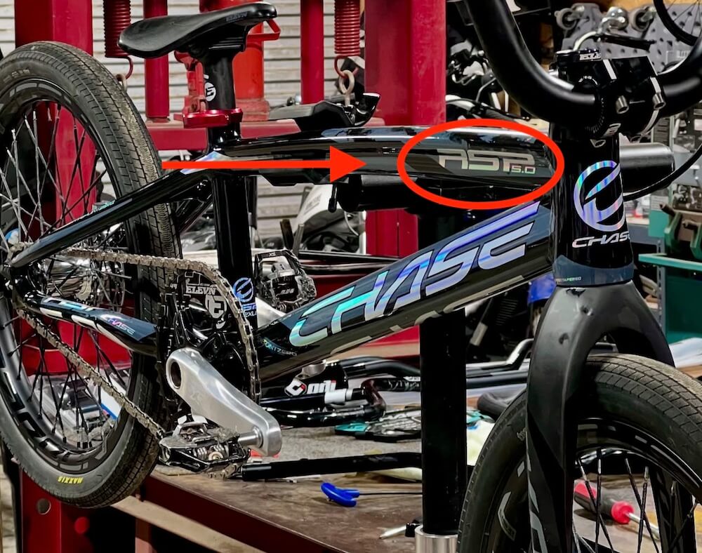 how the chase rsp bmx race frame feels on track