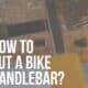 how to cut a bike handlebar