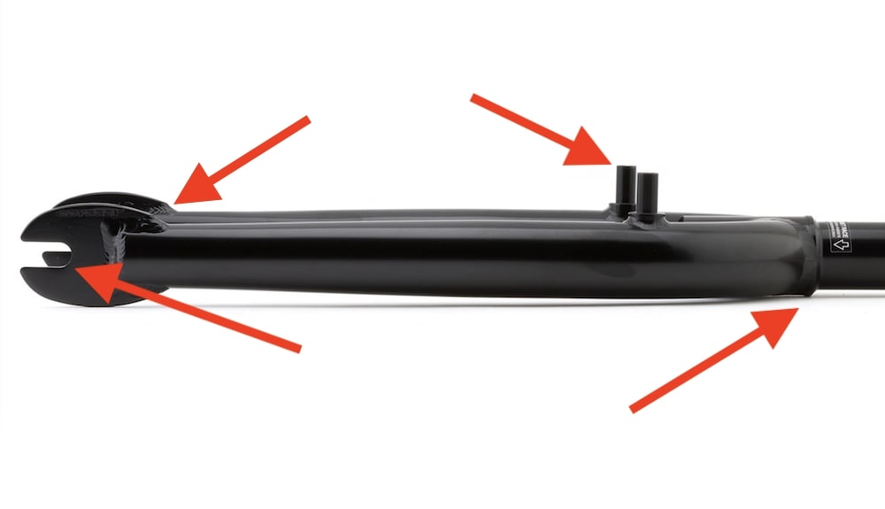 how to make your bmx fork with brake mounts last longer