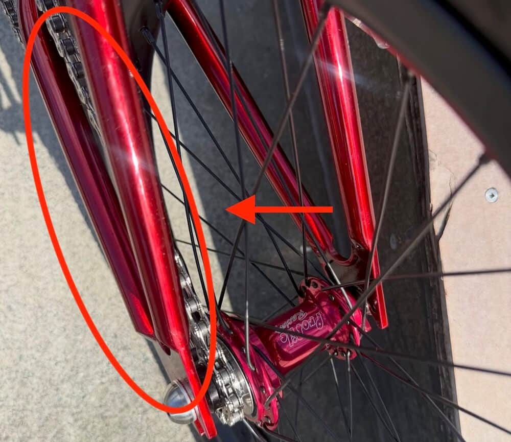 hyper indy frame chainstay length