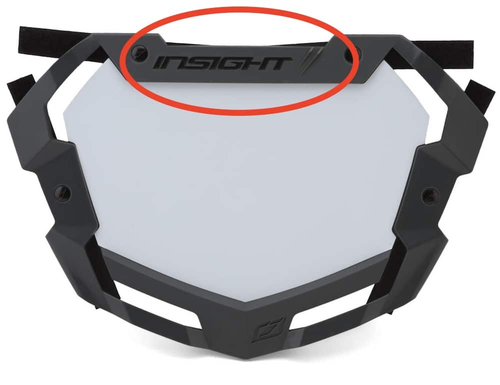 insight pro 3d vision 2 number plate