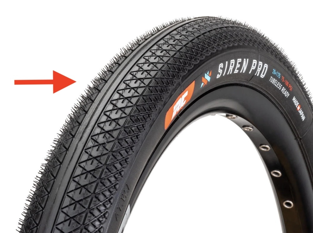 irc siren pro bmx race tire