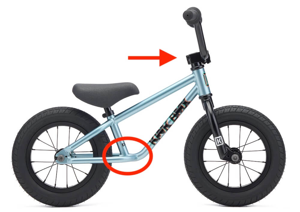 kink 2027 coast balance bike specs