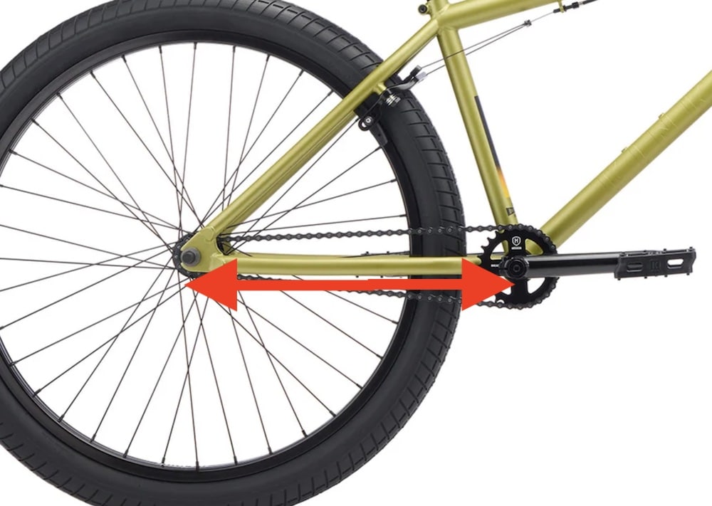 kink 2027 drifter 26 bike chainstay length