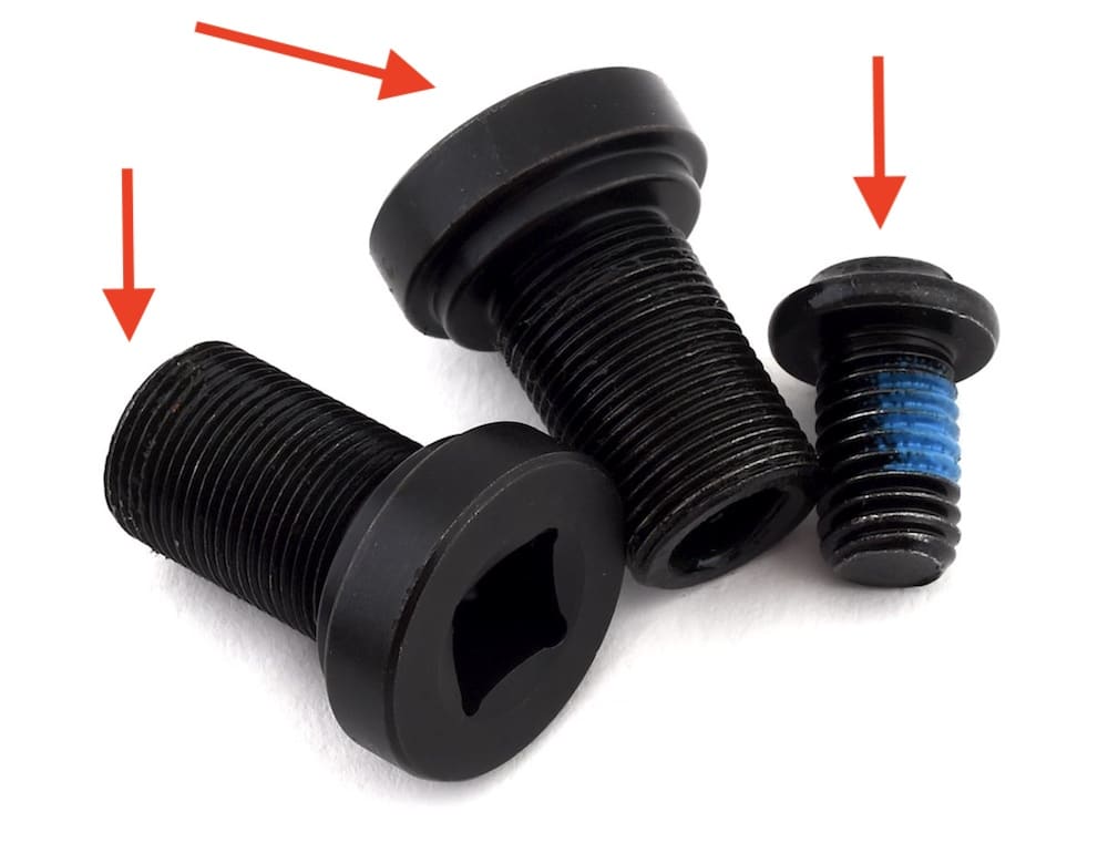 kink brace bmx cranks bolts