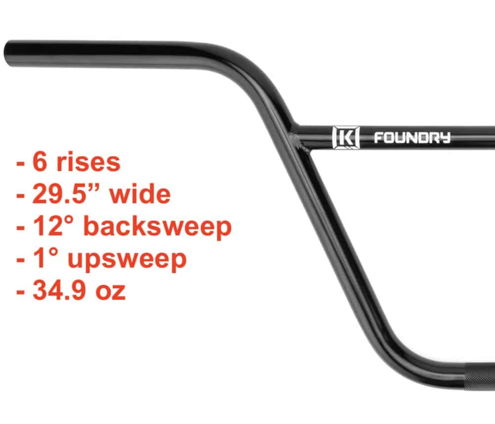 kink foundry bar geometry and weight