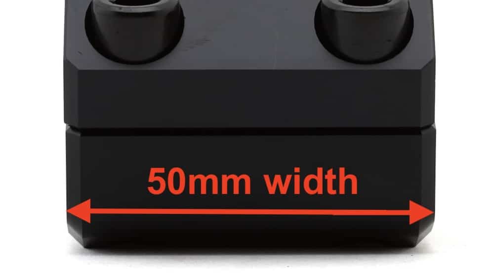 kink gavel stem 50mm wide clamping area
