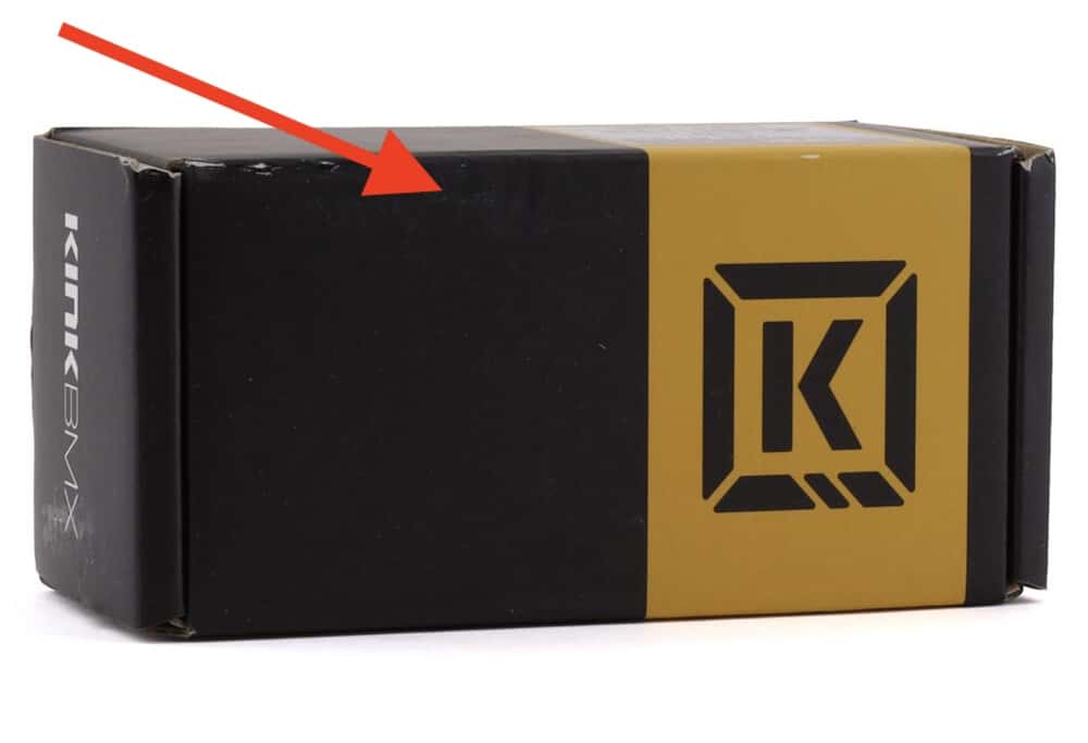 kink track bmx stem packaging