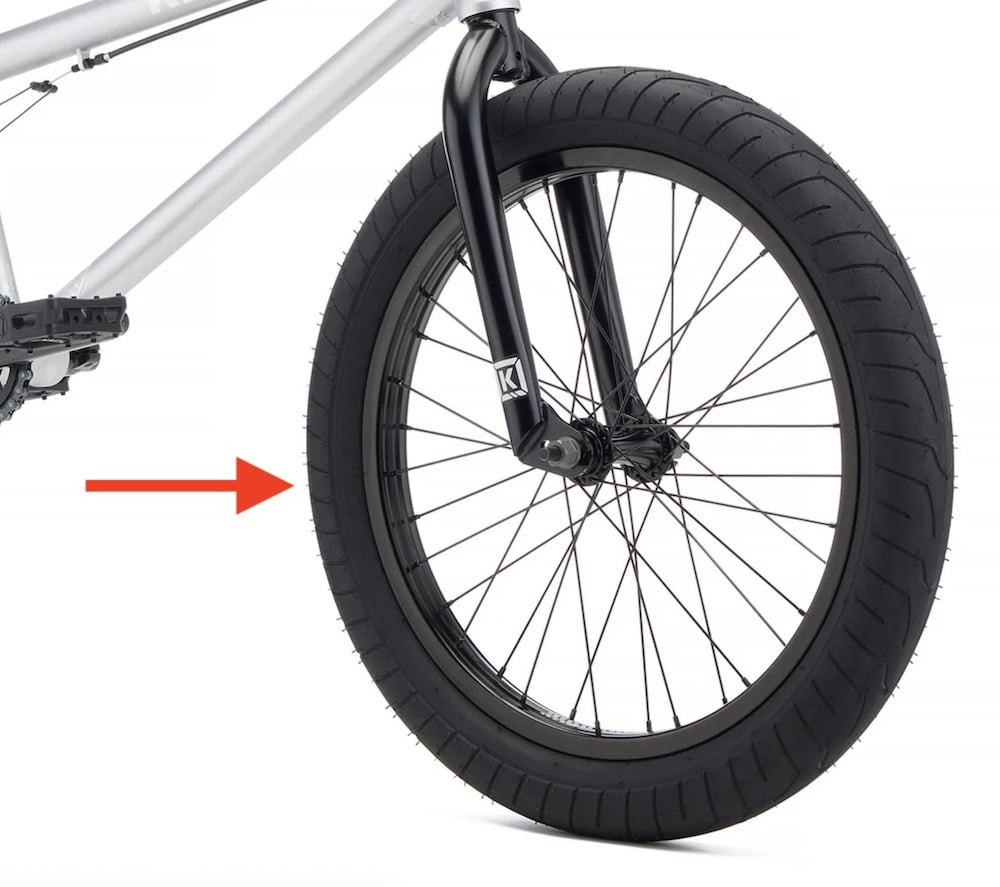 kink whip 2027 bmx bike sever tires