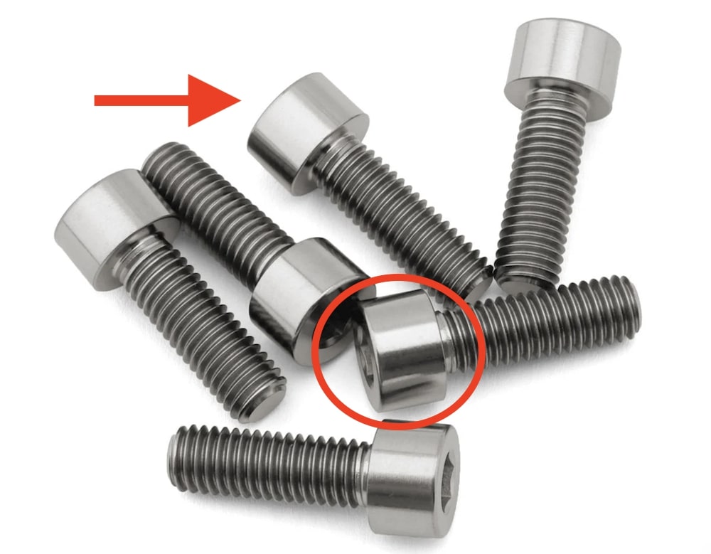 lbs titanium stem bolt kit