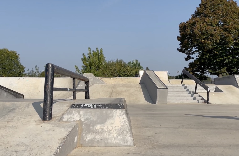 learn a feeble grind on a flat ledge