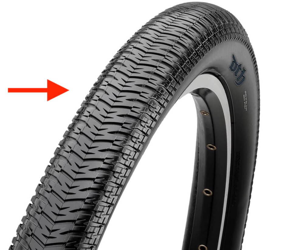 maxxis dth bmx race tire folding