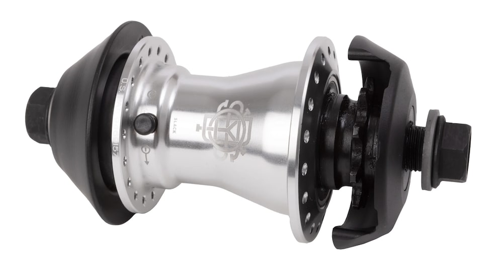 odyssey clutch pro freecoaster hub anodized silver chrome