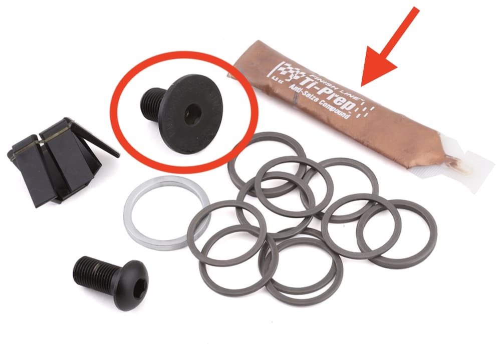 odyssey thunderbolt cranks included hardware