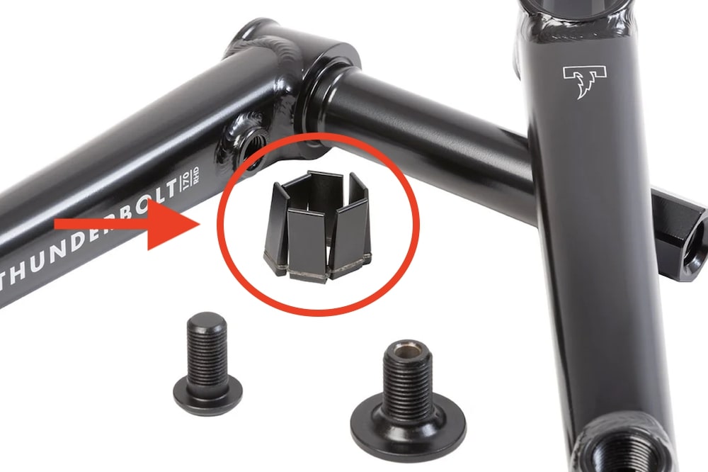 odyssey thunderbolt cranks wedge system