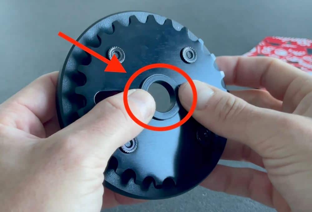 placing the adapter on the wrong side