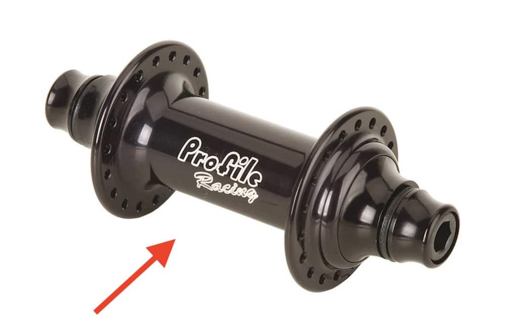 profile racing elite front race hub