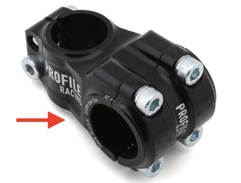 profile racing nova 31.8 stem