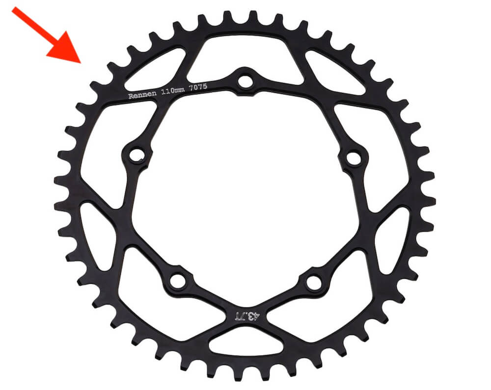 rennen pentacle chainring