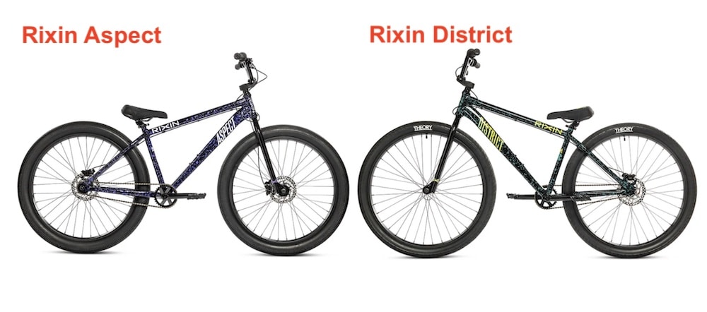 rixin aspect vs district bikes