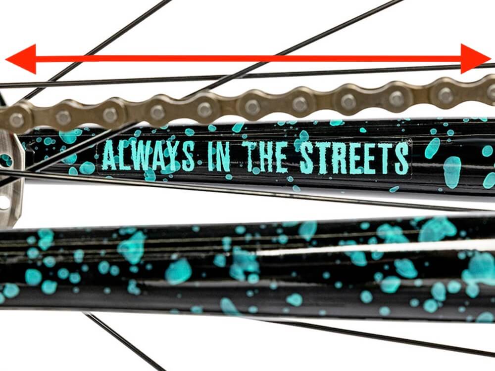 rixin district 29 bike chainstay length
