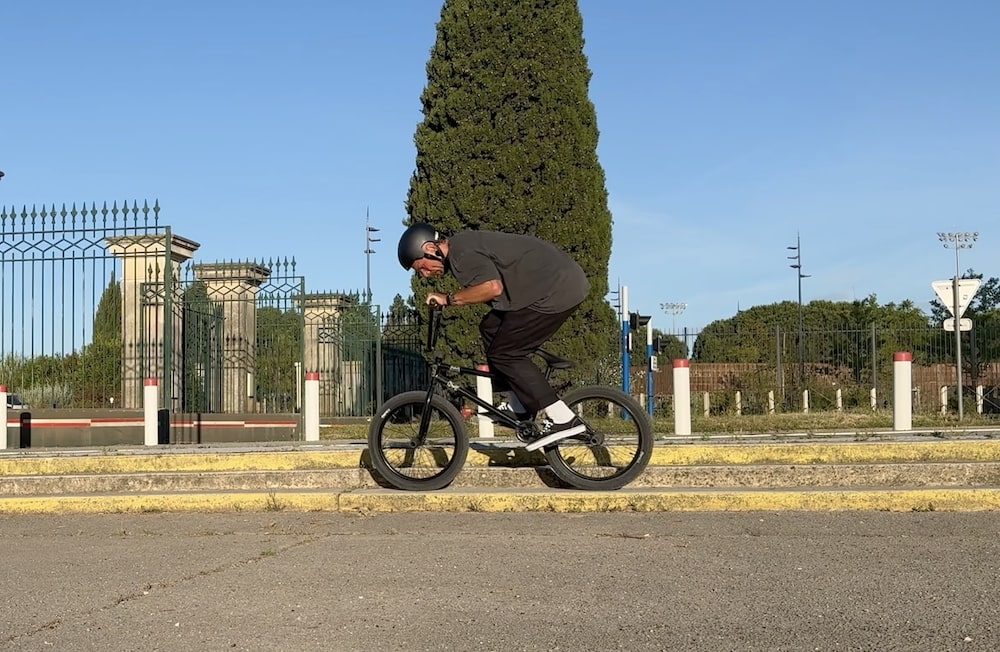 short stem puts you in a more comfortable position