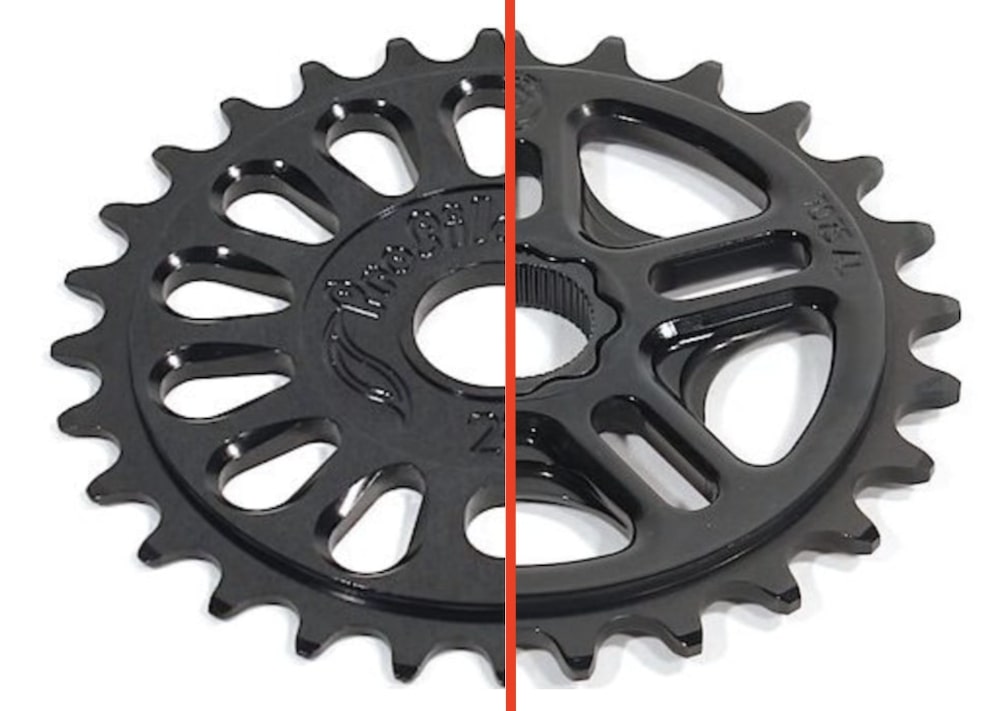 spline drive vs bolt drive bmx sprockets